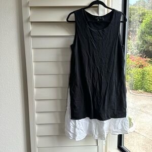 “Theory” Black & White Slip Dress! 👗